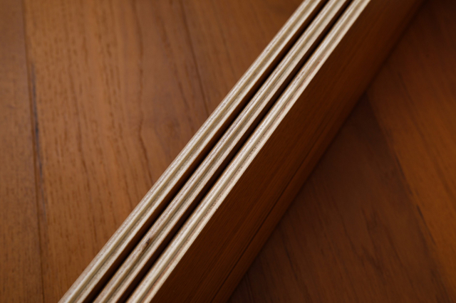 قفل أرضيات من الخشب المعالج هندسيًا من خشب الساج، وقشرة من الخشب الطبيعي، وأرضيات خشبية داخلية متعددة الطبقات