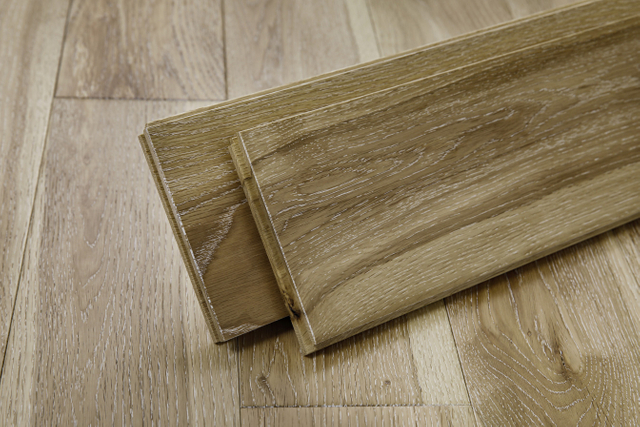 أرضيات من الخشب الصلب من خشب البلوط الأبيض الأوروبي، أرضية داخلية من الخشب الطبيعي لغرفة النوم وغرفة المعيشة