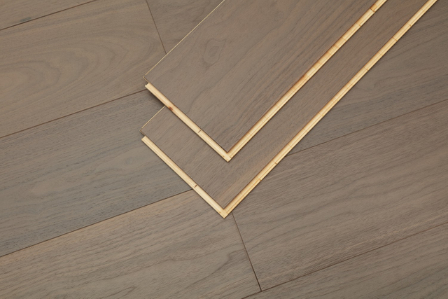 1900mm ثلاث طبقات من الخشب الصلب الأرضيات المركبة خشب البلوط والجوز القشرة الداخلية مصمم الأرضيات الديكور أرضيات خشبية هندسية